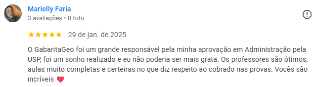 Marielly Faria — Aprovada Administração USP