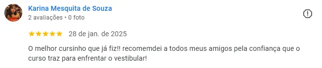 Karina Mesquita — Avaliação Google