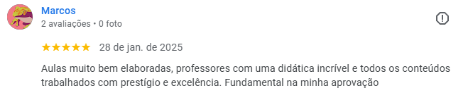 Marcos — Avaliação Google