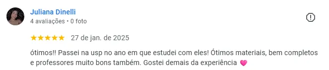 Juliana Dinelli — Aprovada USP